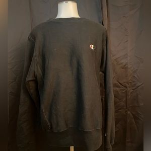 Black Champion Crew Neck